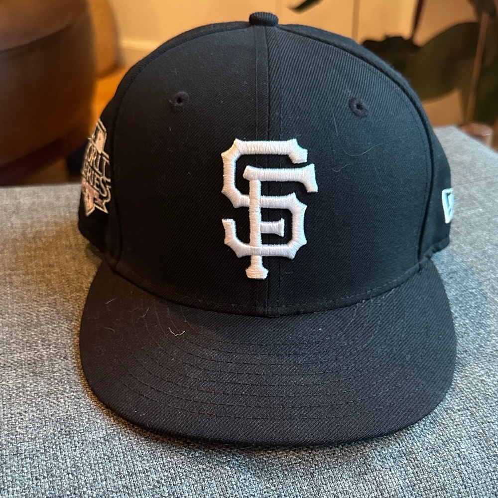 New Era SF Giants 2010 World Series Black Baseball Cap with White Logo
